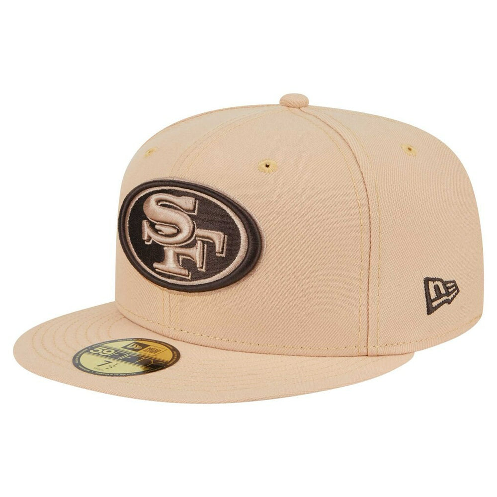 San Francisco 49ers New Era Candied Pecan 59FIFTY Fitted Hat - Tan Hats