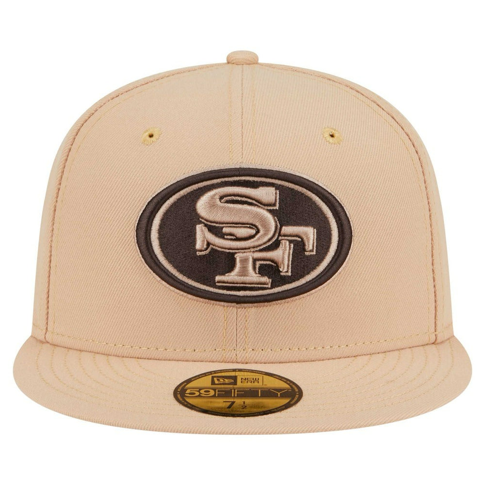San Francisco 49ers New Era Candied Pecan 59FIFTY Fitted Hat - Tan Hats