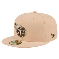 Tennessee Titans New Era Candied Pecan 59FIFTY Fitted Hat - Tan Hats