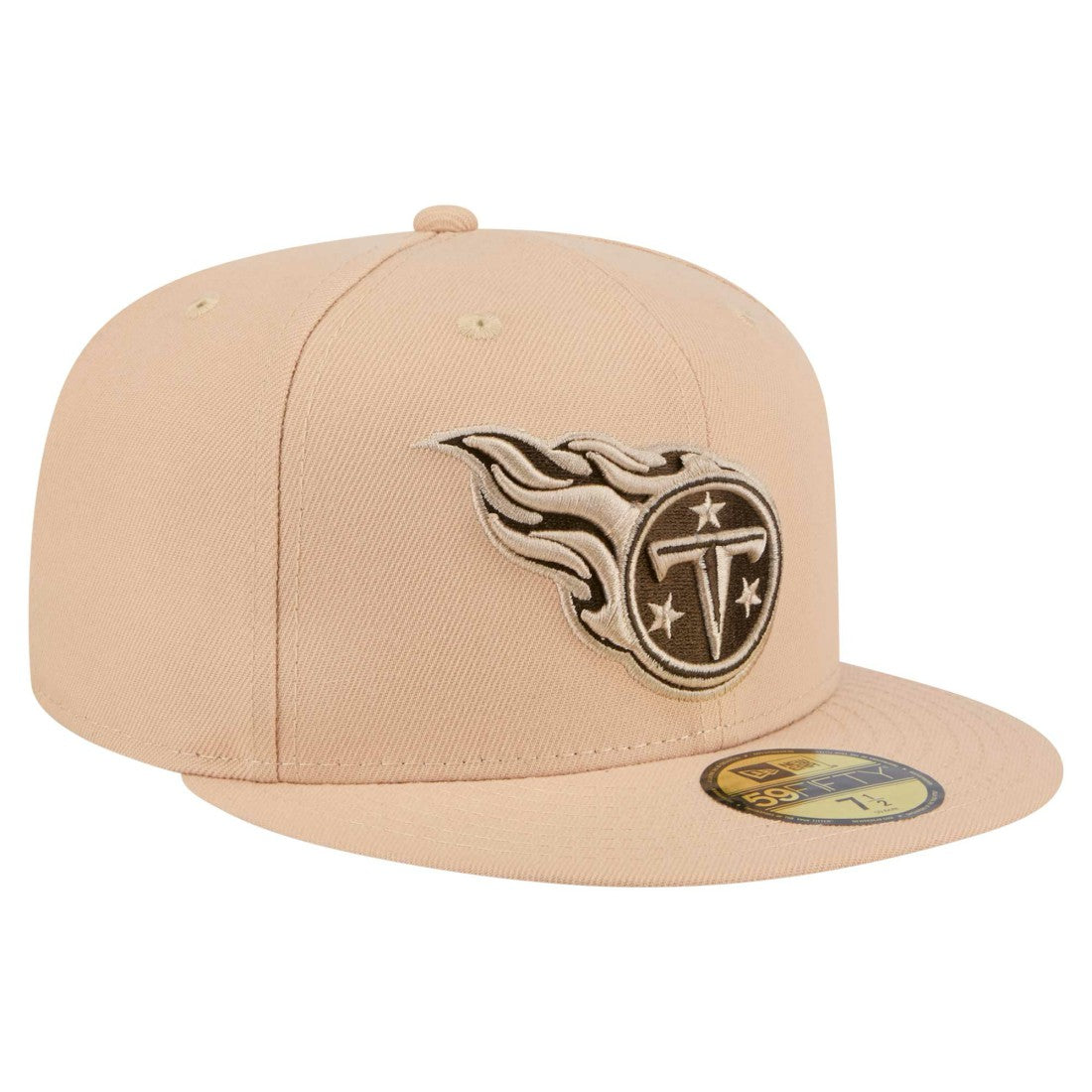 Tennessee Titans New Era Candied Pecan 59FIFTY Fitted Hat - Tan Hats