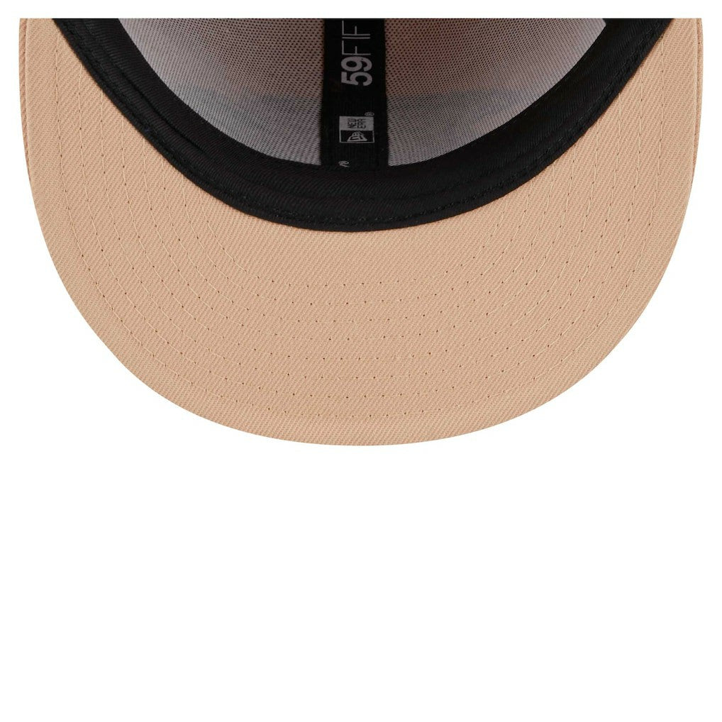 Baltimore Ravens New Era Candied Pecan 59FIFTY Fitted Hat - Tan Hats