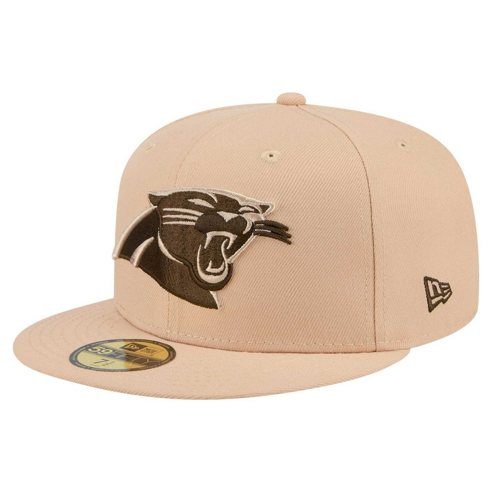 Carolina Panthers New Era Candied Pecan 59FIFTY Fitted Hat - Tan Hats