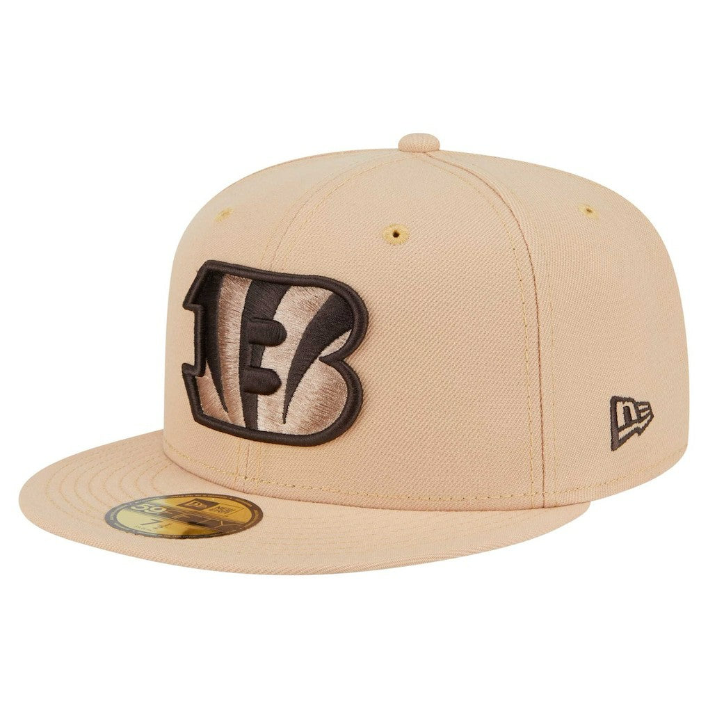 Cincinnati Bengals New Era Candied Pecan 59FIFTY Fitted Hat - Tan Hats