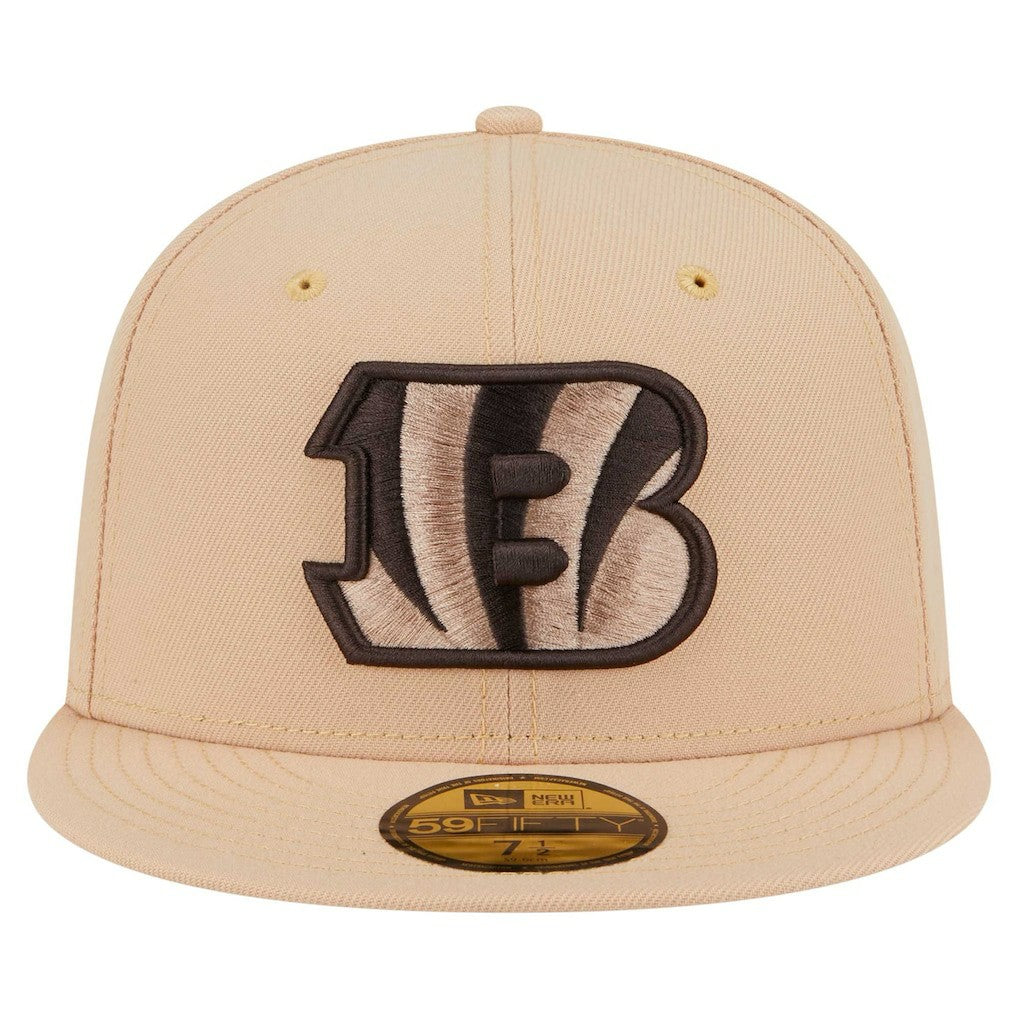 Cincinnati Bengals New Era Candied Pecan 59FIFTY Fitted Hat - Tan Hats