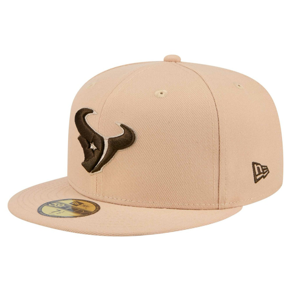 Houston Texans New Era Candied Pecan 59FIFTY Fitted Hat - Tan Hats