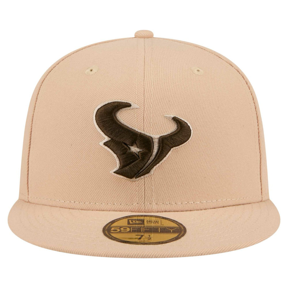 Houston Texans New Era Candied Pecan 59FIFTY Fitted Hat - Tan Hats