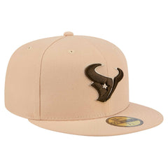 Houston Texans New Era Candied Pecan 59FIFTY Fitted Hat - Tan Hats