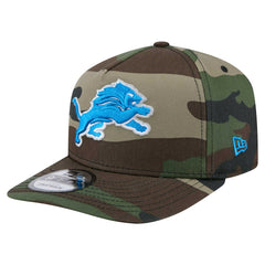 Detroit Lions New Era Woodsy 9FIFTY Snapback Hat - Camo Hats