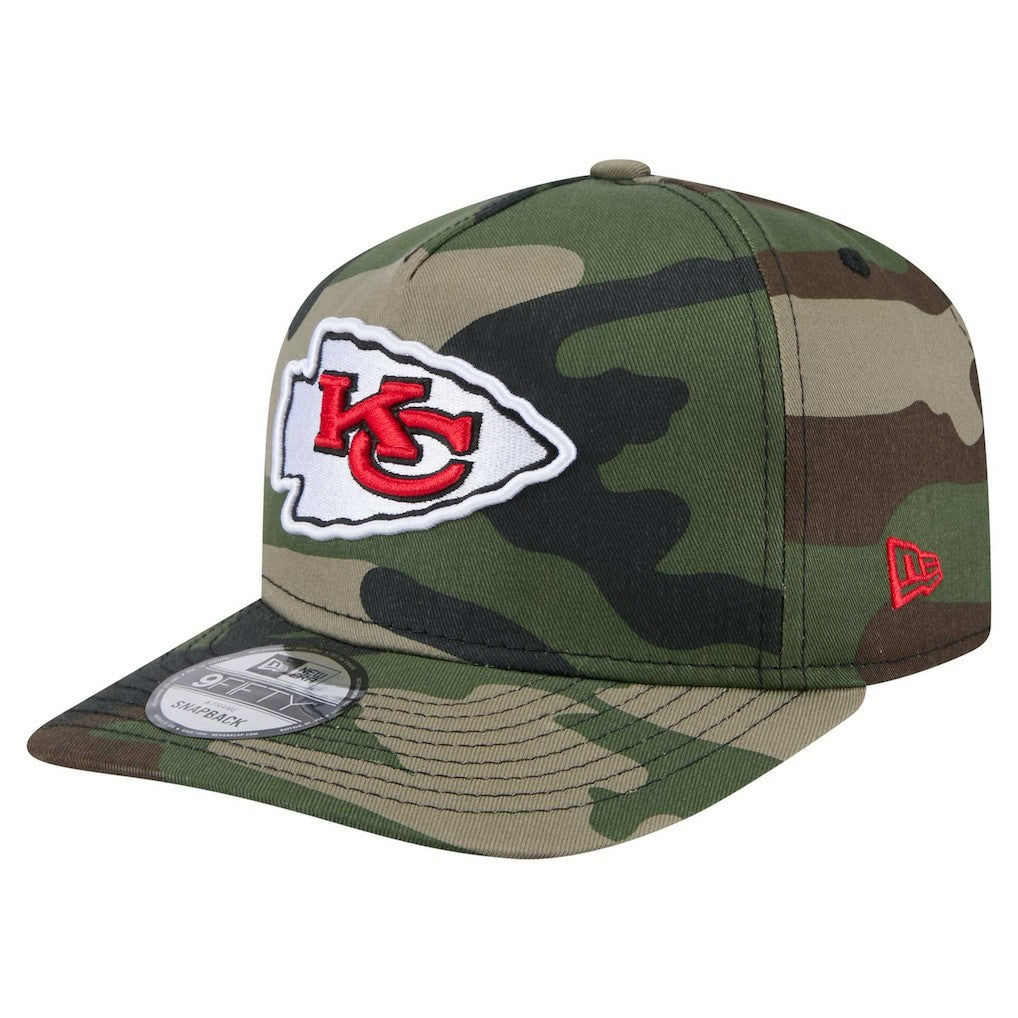 Kansas City Chiefs New Era Woodsy 9FIFTY Snapback Hat - Camo Hats