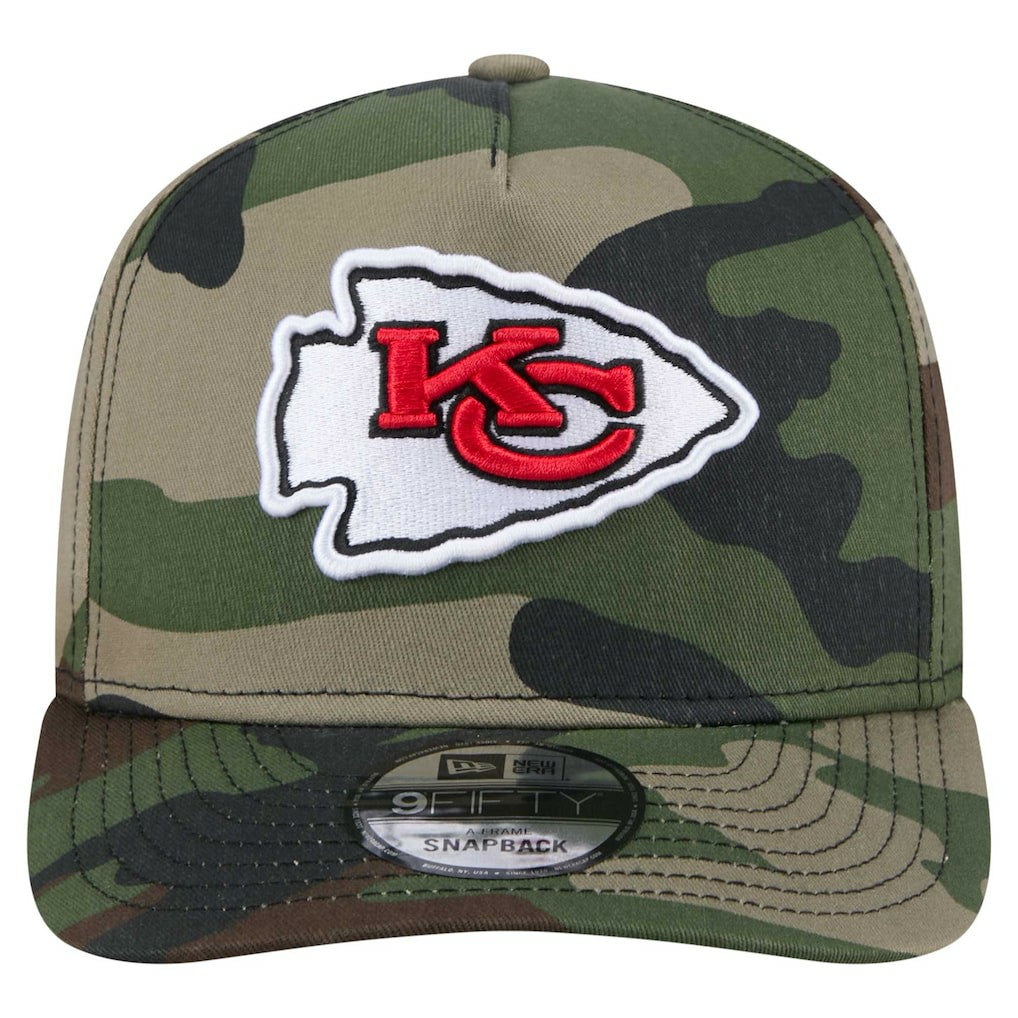 Kansas City Chiefs New Era Woodsy 9FIFTY Snapback Hat - Camo Hats