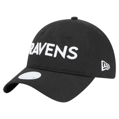 Baltimore Ravens New Era Women's Cece 9TWENTY Adjustable Hat - Black Hats