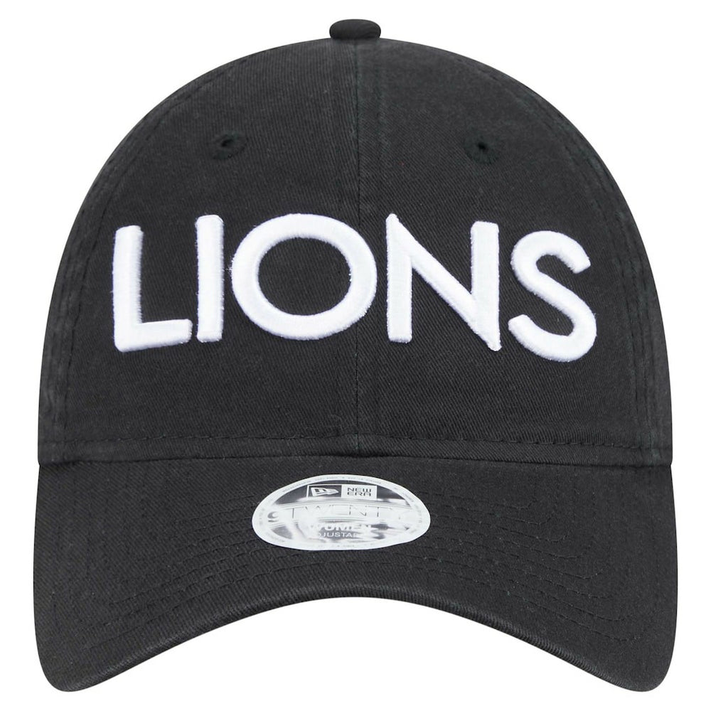 Detroit Lions New Era Women's Cece 9TWENTY Adjustable Hat - Black Hats