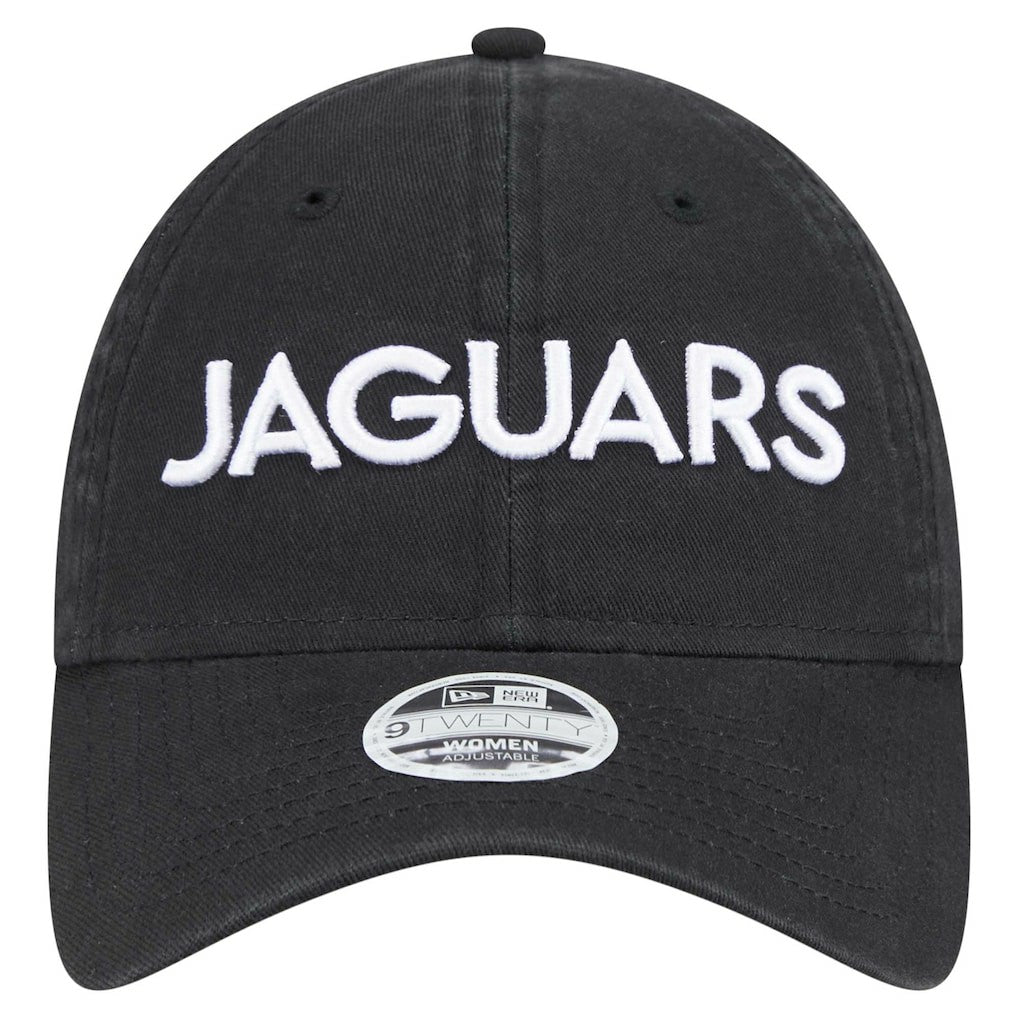Jacksonville Jaguars New Era Women's Cece 9TWENTY Adjustable Hat - Black Hats