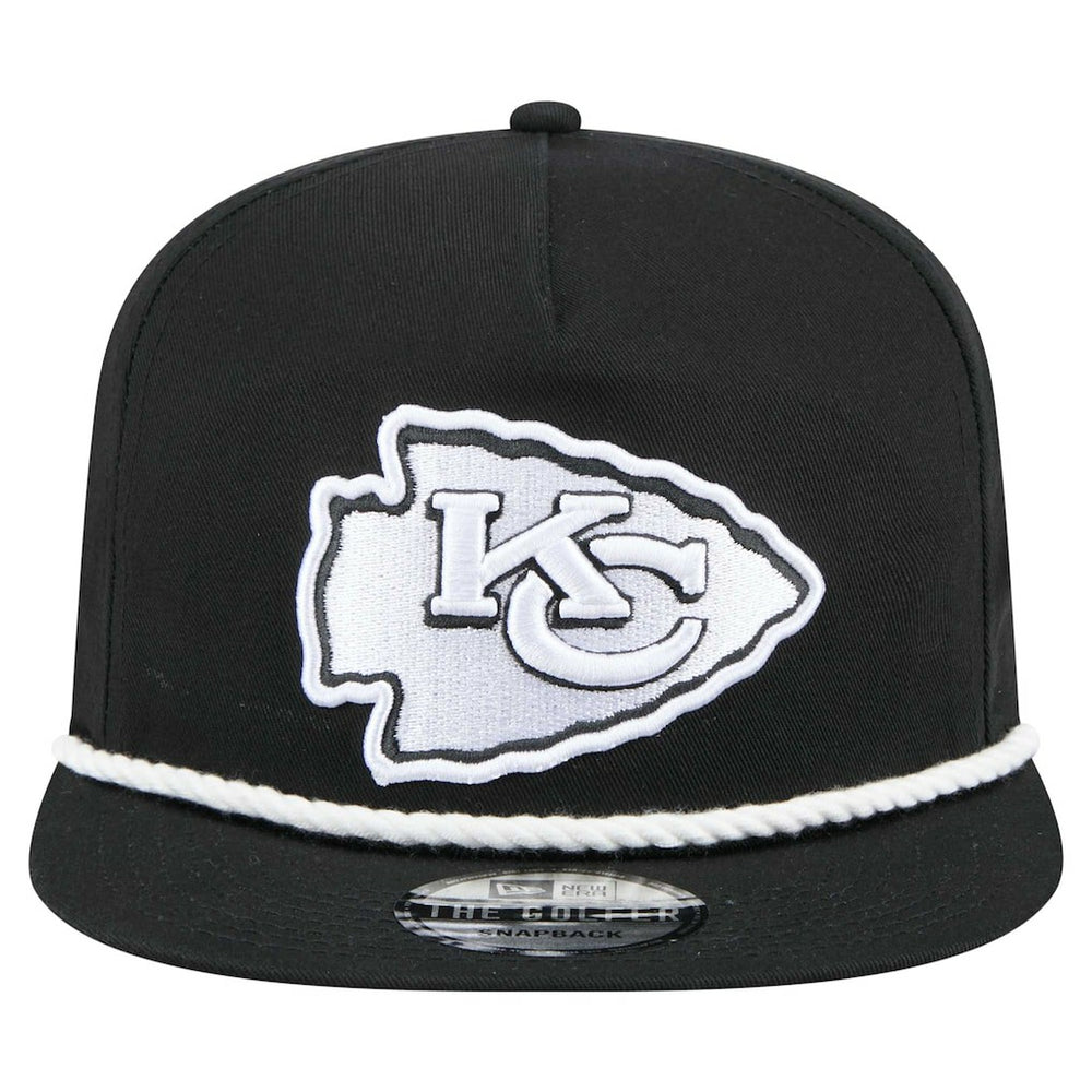 Kansas City Chiefs New Era B-Dub Golfer Snapback Hat - Black Hats