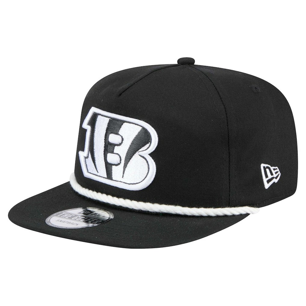 Cincinnati Bengals New Era B-Dub Golfer Snapback Hat - Black Hats