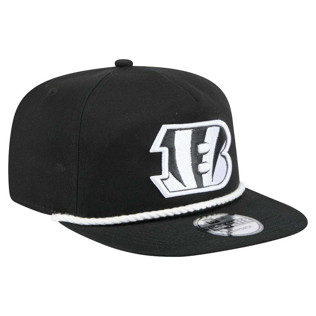 Cincinnati Bengals New Era B-Dub Golfer Snapback Hat - Black Hats