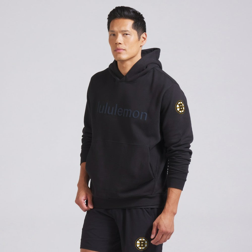 Boston Bruins lululemon Steady State Pullover Hoodie - Black | US 202169459