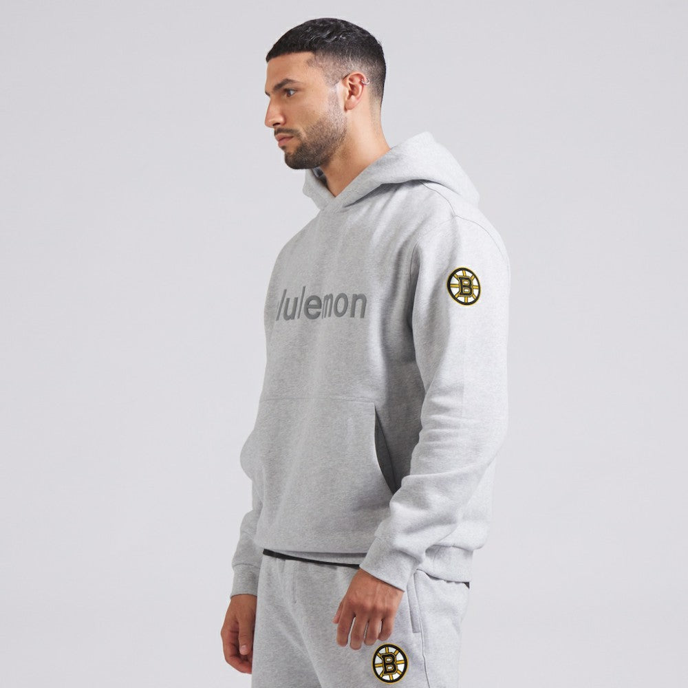 Boston Bruins lululemon Steady State Pullover Hoodie - Heathered Silver Drop | US 202169460