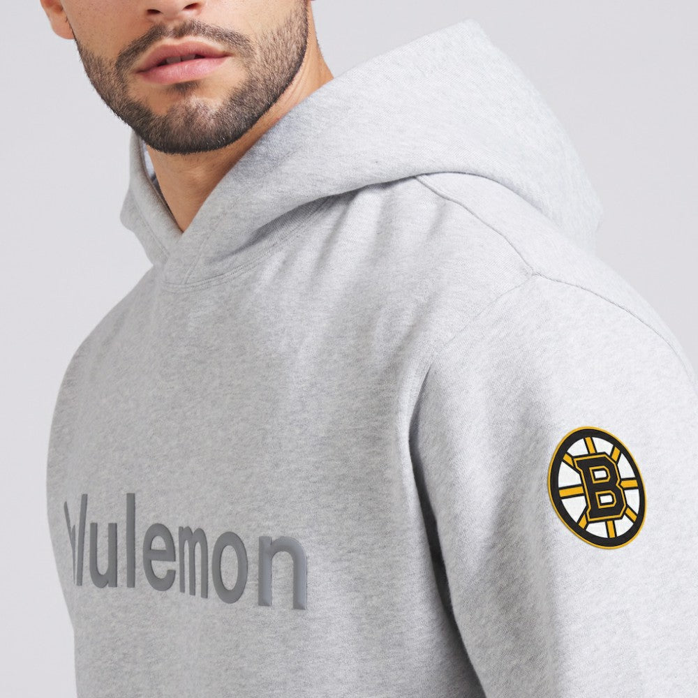 Boston Bruins lululemon Steady State Pullover Hoodie - Heathered Silver Drop | US 202169460