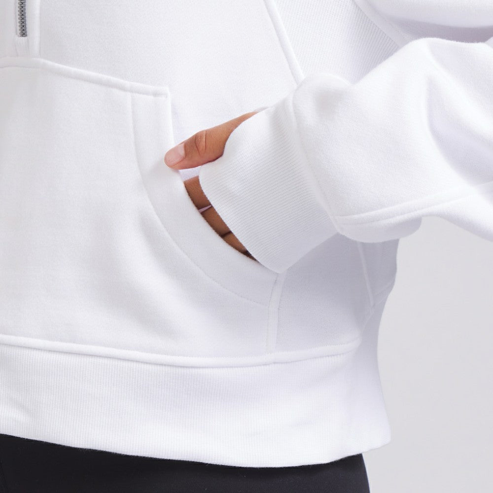 Vancouver Canucks lululemon Women's Scuba Oversized Half Zip Top - White | US 202171376