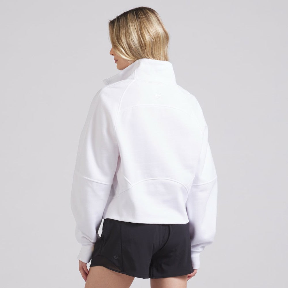 Chicago Blackhawks lululemon Women's Scuba Oversized Half Zip Top - White | US 202171380