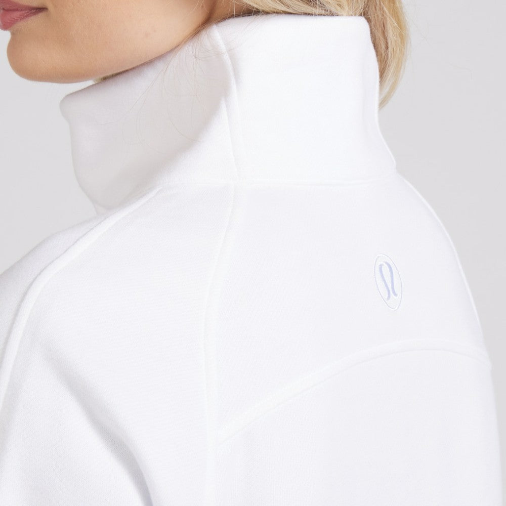 Seattle Kraken lululemon Women's Scuba Oversized Half Zip Top - White | US 202171385