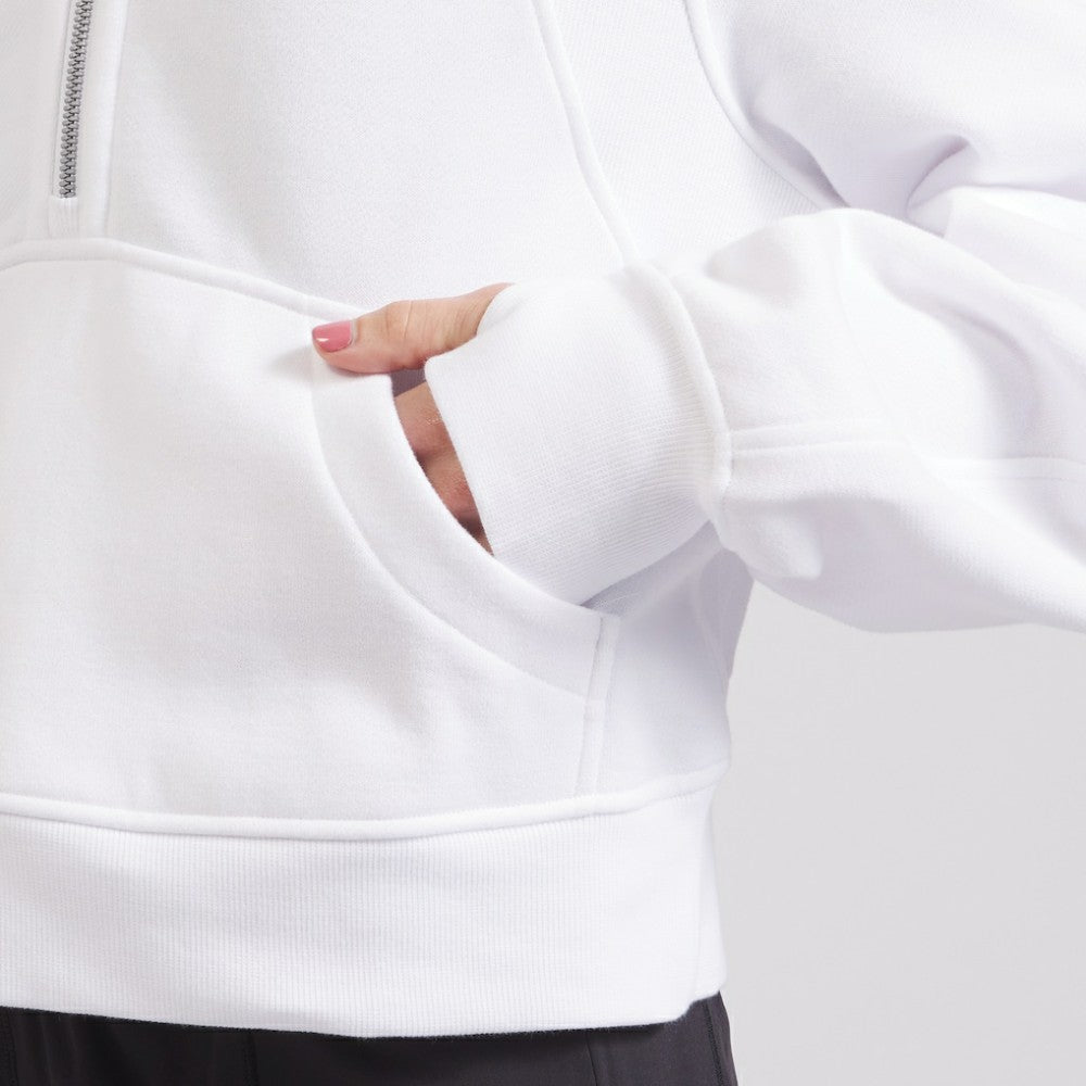 Seattle Kraken lululemon Women's Scuba Oversized Half Zip Top - White | US 202171385