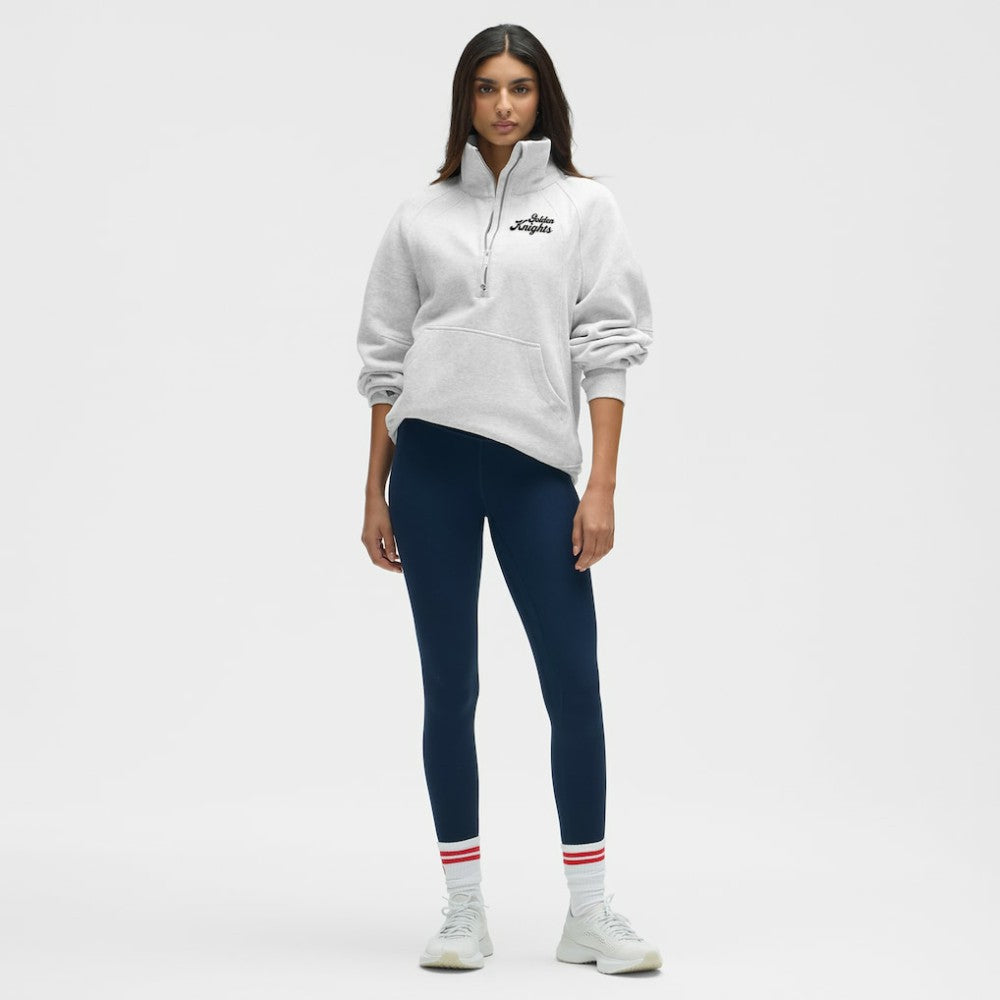 Vegas Golden Knights lululemon Women's Scuba Oversized Half Zip Top - Heather Gray | US 202171387