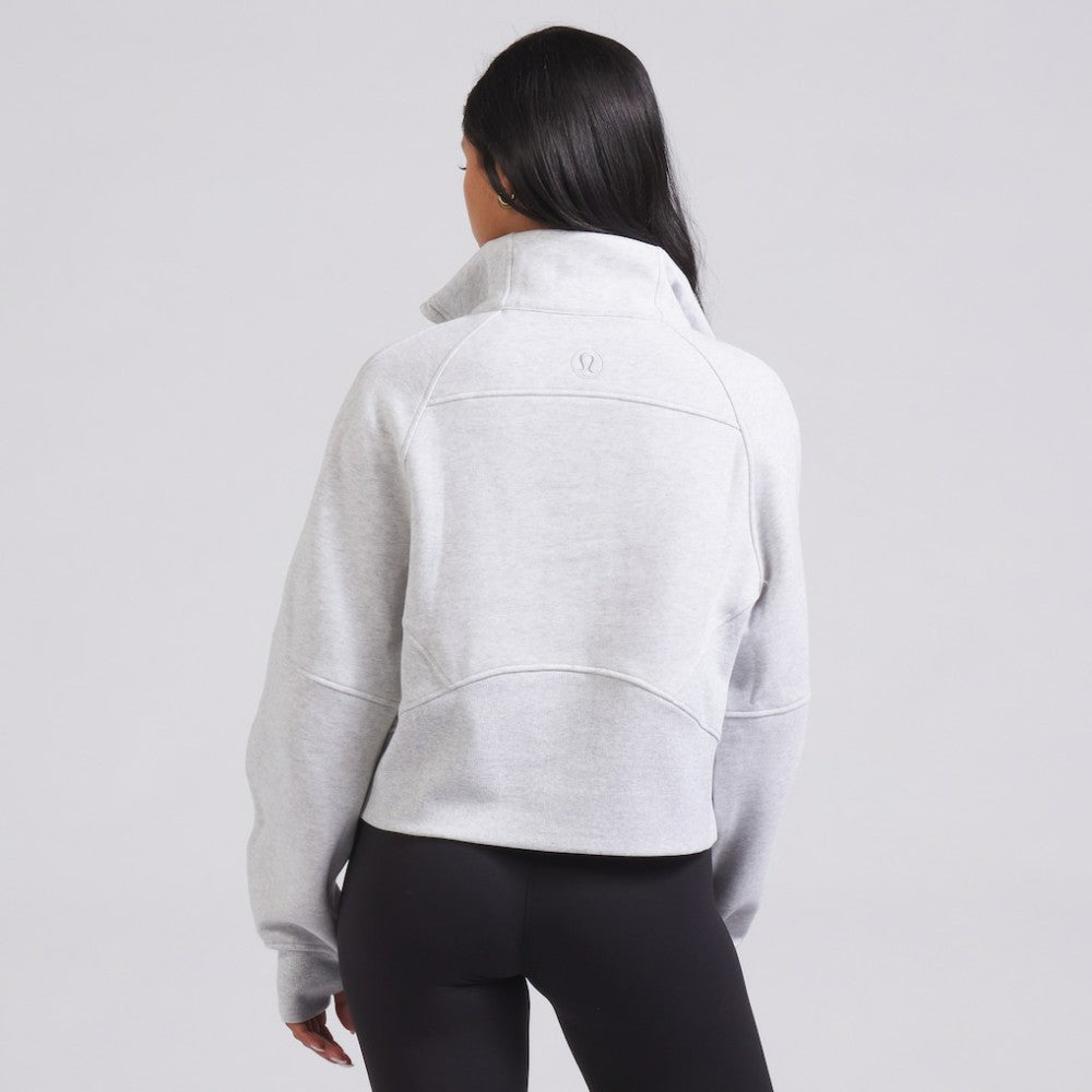 Montreal Canadiens lululemon Women's Scuba Oversized Half Zip Top - Heather Gray | US 202171389