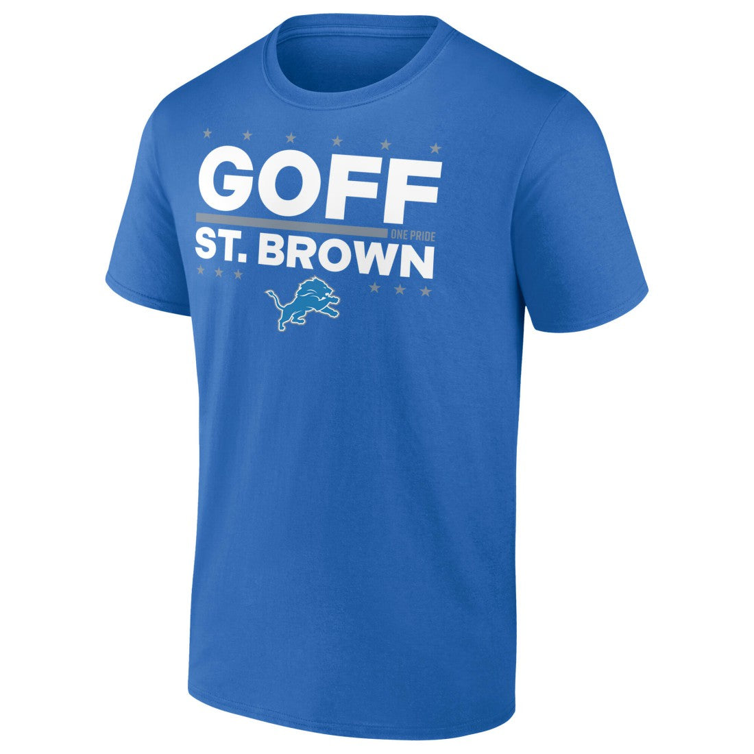 Jared Goff & Amon-Ra St. Brown Detroit Lions Election Players T-Shirt - Blue T-shirts