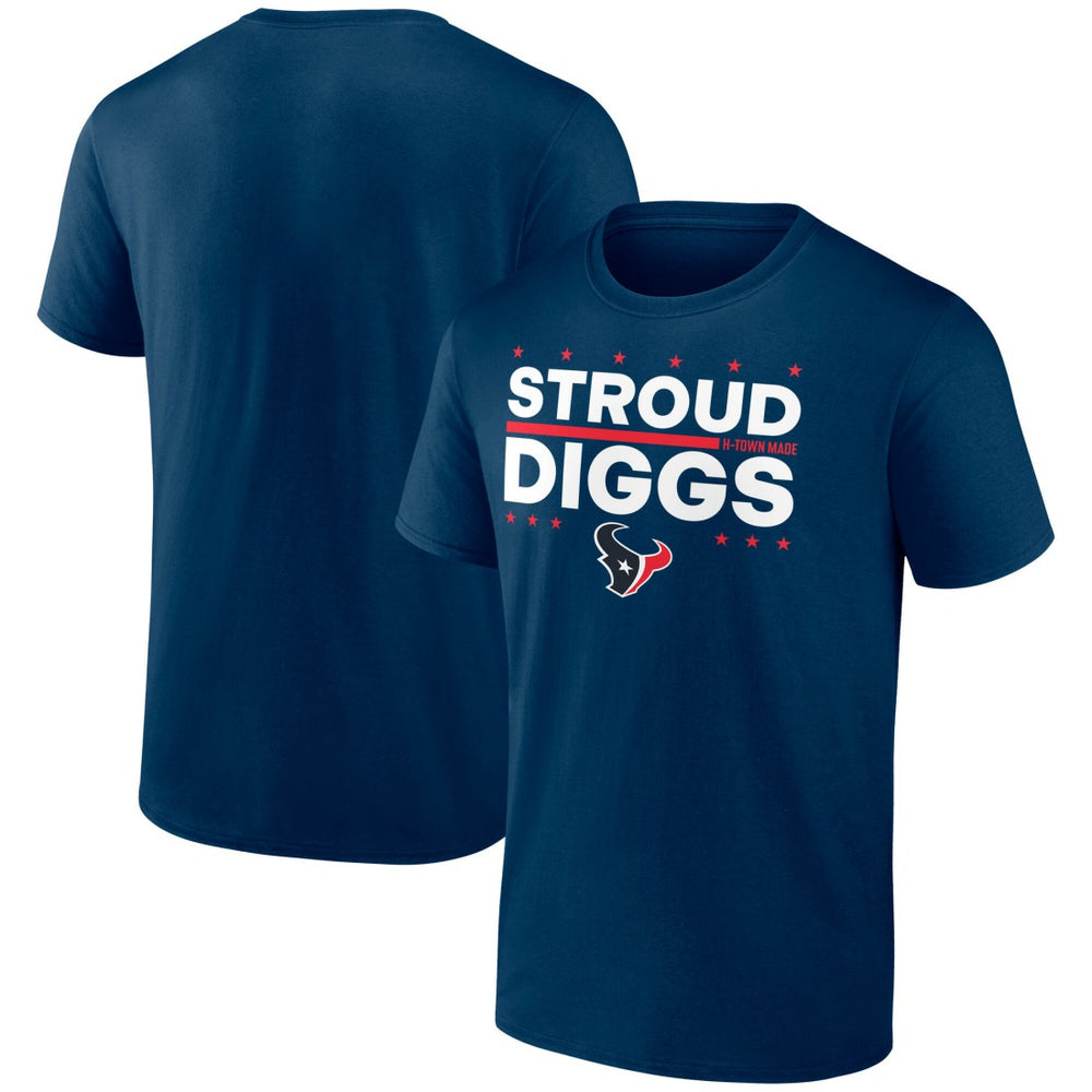 CJ Stroud & Stefon Diggs Houston Texans Election Players T-Shirt - Navy T-shirts