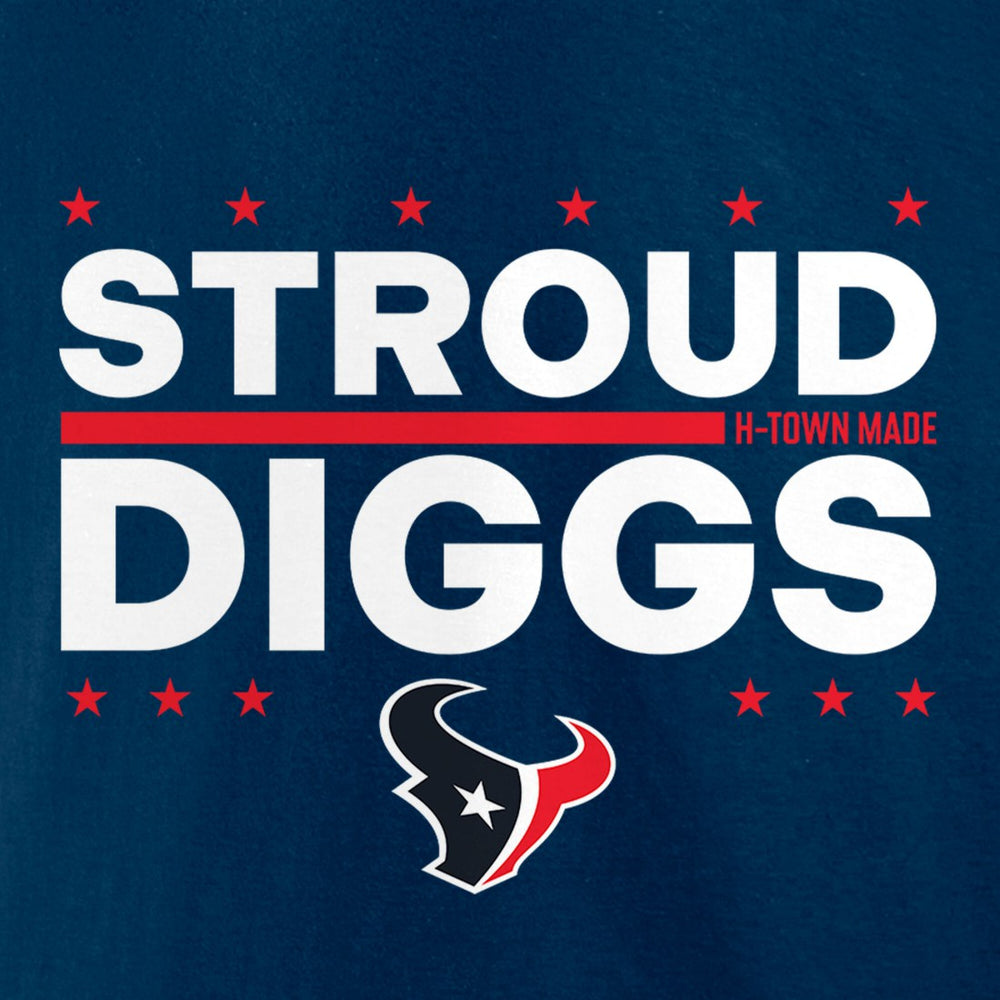 CJ Stroud & Stefon Diggs Houston Texans Election Players T-Shirt - Navy T-shirts