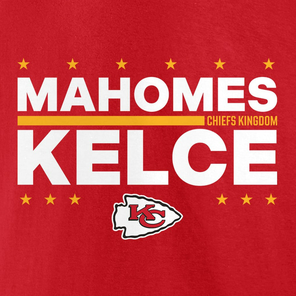 Patrick Mahomes & Travis Kelce Kansas City Chiefs Election Players T-Shirt - Red T-shirts