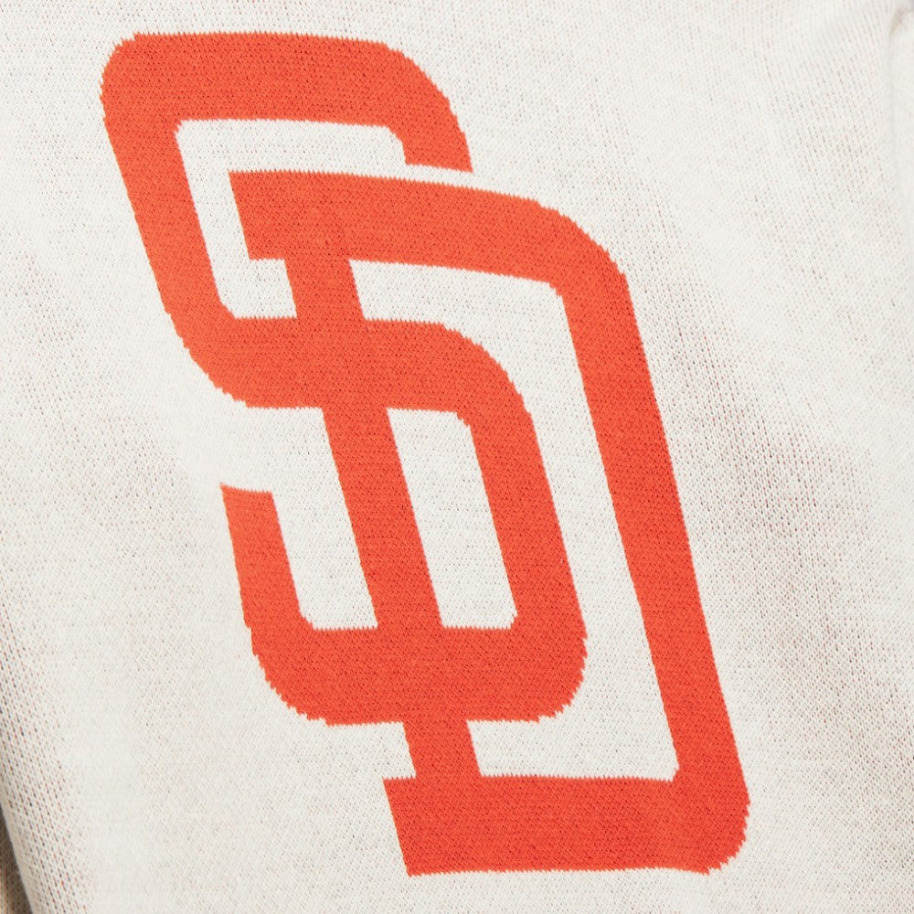 San Diego Padres Mitchell & Ness Retro Pullover Sweater - Cream Pullover