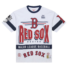 Boston Red Sox Mitchell & Ness Cooperstown Collection Team Origins Premium T-Shirt - White T-shirts