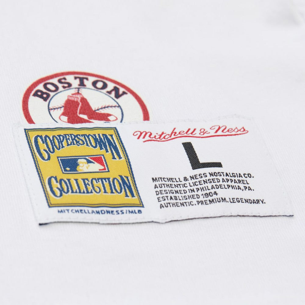 Boston Red Sox Mitchell & Ness Cooperstown Collection Team Origins Premium T-Shirt - White T-shirts