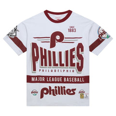 Philadelphia Phillies Mitchell & Ness Cooperstown Collection Team Origins Premium T-Shirt - White T-shirts
