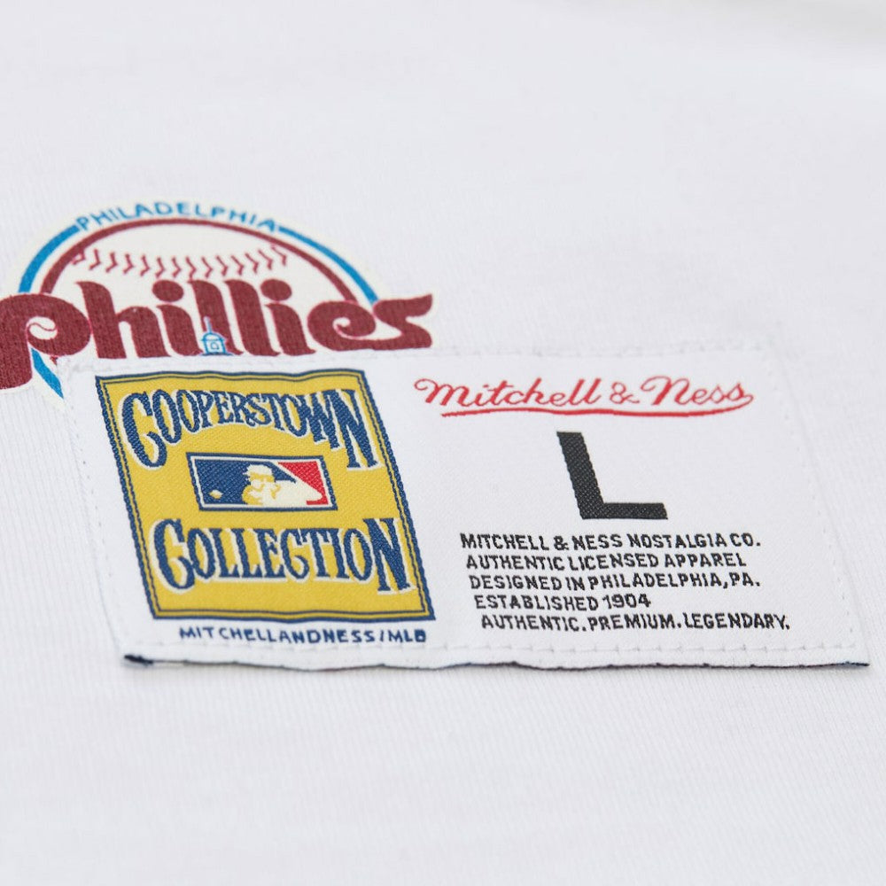 Philadelphia Phillies Mitchell & Ness Cooperstown Collection Team Origins Premium T-Shirt - White T-shirts
