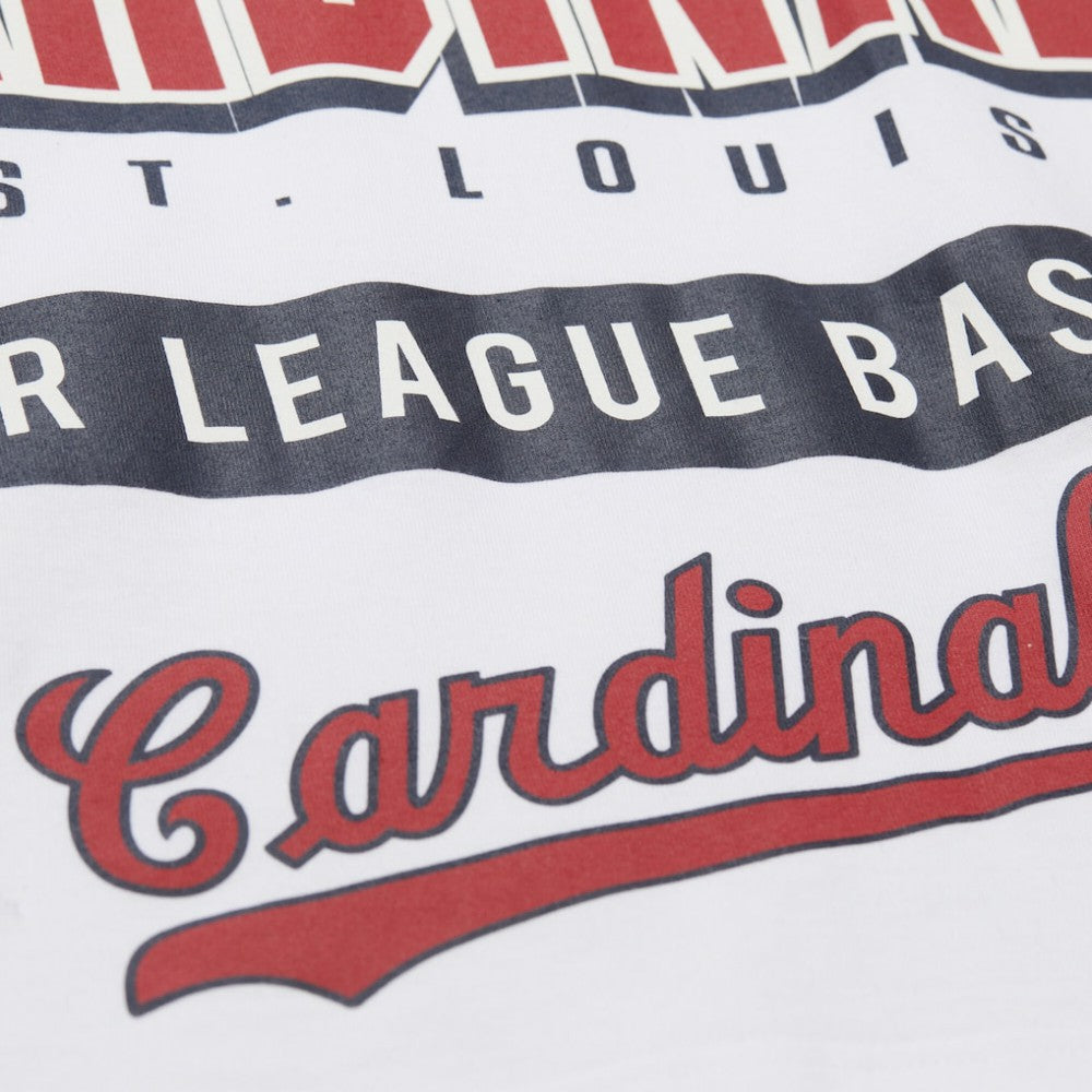 St. Louis Cardinals Mitchell & Ness Cooperstown Collection Team Origins Premium T-Shirt - White T-shirts