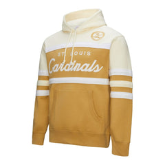 St. Louis Cardinals Mitchell & Ness Head Coach Pullover Hoodie - Tan/Cream Hoodies