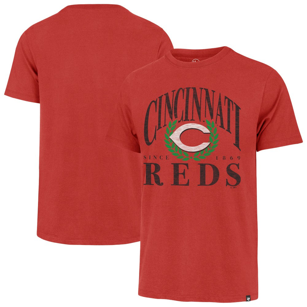 Cincinnati Reds '47 Pitchout Franklin T-Shirt - Red T-shirts