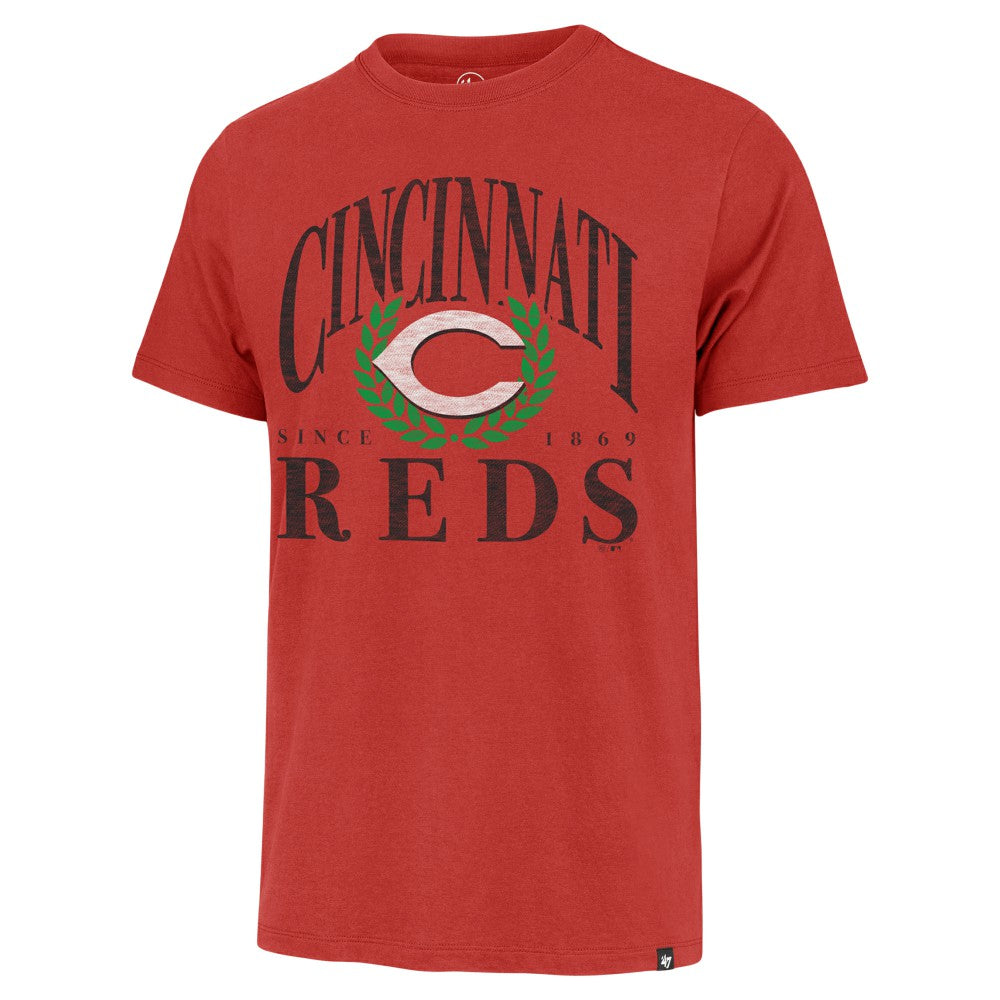 Cincinnati Reds '47 Pitchout Franklin T-Shirt - Red T-shirts
