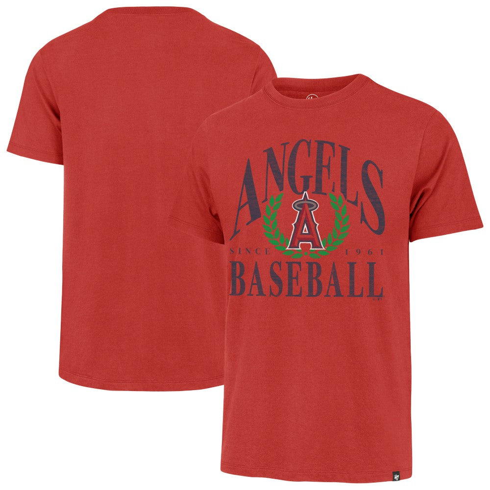 Los Angeles Angels '47 Pitchout Franklin T-Shirt - Red T-shirts