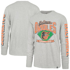 Baltimore Orioles '47 Fair Ball Franklin Long Sleeve T-Shirt - Gray T-shirts