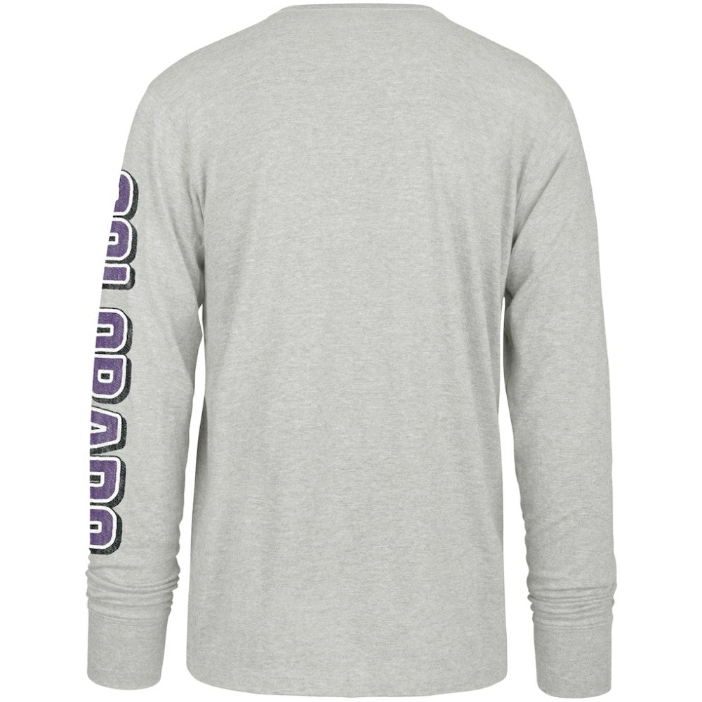 Colorado Rockies '47 Fair Ball Franklin Long Sleeve T-Shirt - Gray T-shirts