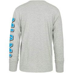 Miami Marlins '47 Fair Ball Franklin Long Sleeve T-Shirt - Gray T-shirts