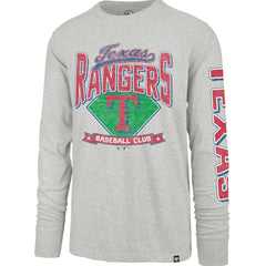 Texas Rangers '47 Fair Ball Franklin Long Sleeve T-Shirt - Gray T-shirts