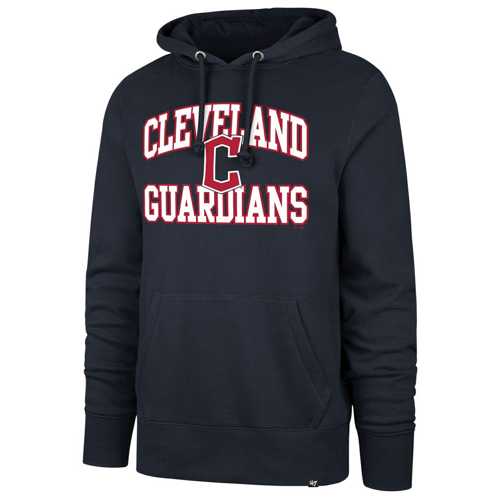 Cleveland Guardians '47  Velocity Headline Pullover Hoodie - Navy Hoodies