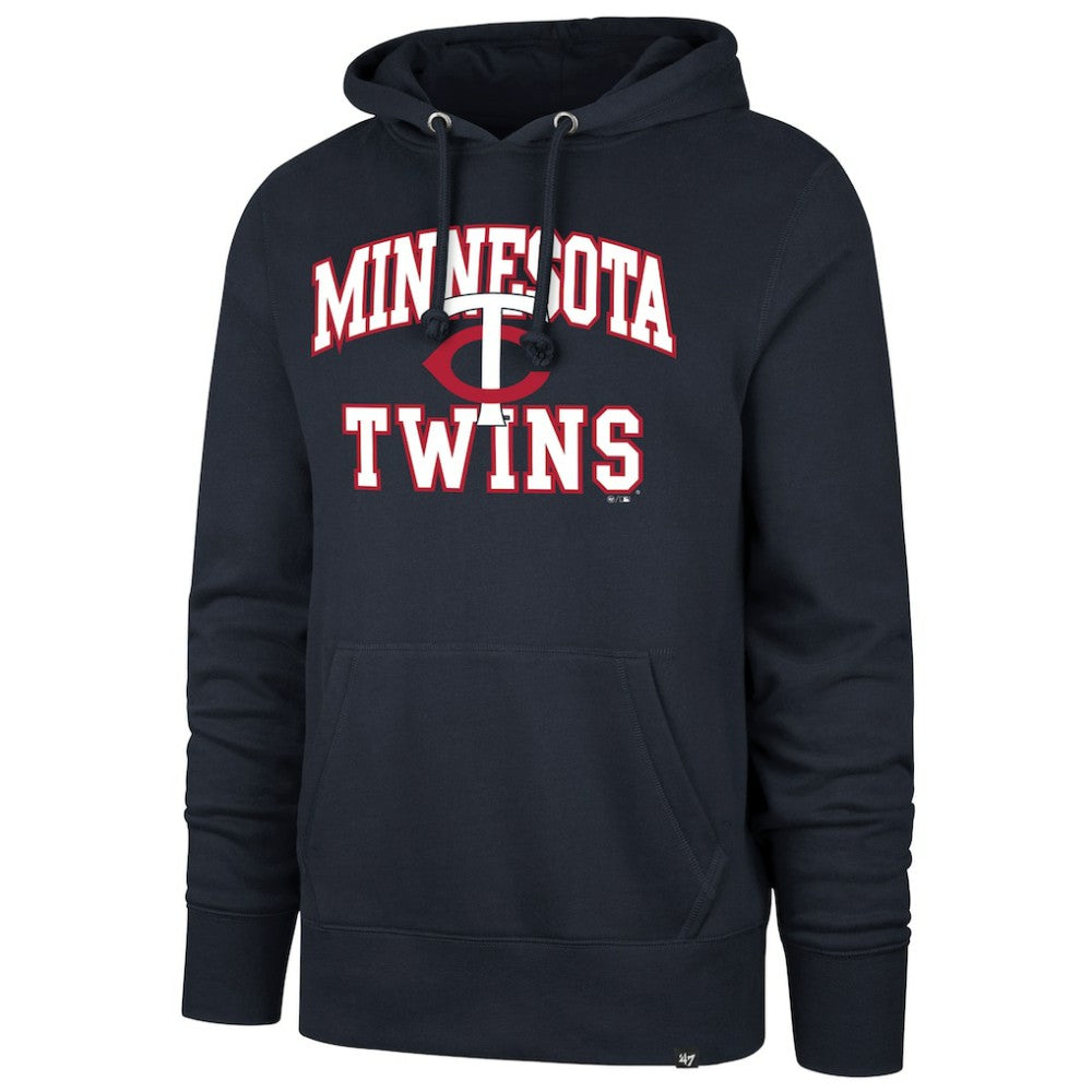 Minnesota Twins '47  Velocity Headline Pullover Hoodie - Navy Hoodies