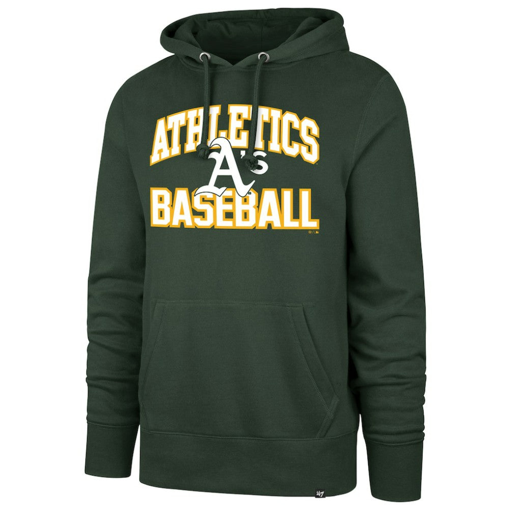 Athletics '47  Velocity Headline Pullover Hoodie - Green Hoodies